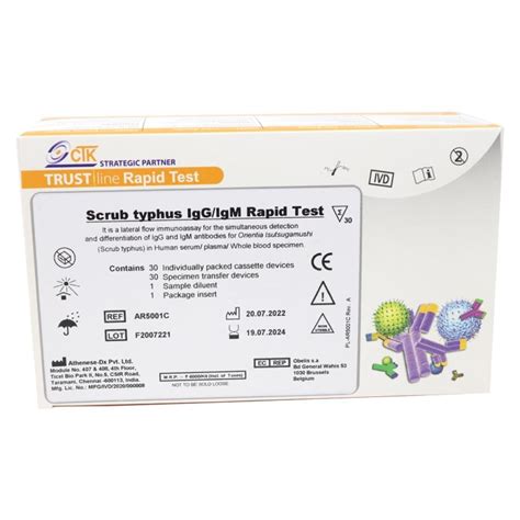 scrub typhus igm test kit